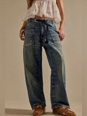 Free People Moxie Barrel Jean